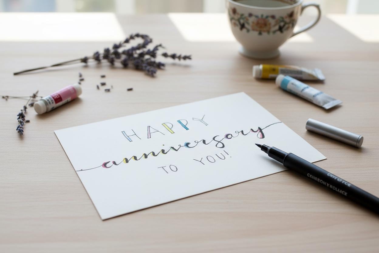 Anniversary Card | Hand-painted Watercolor Design | LGBTQ+ Pride | Celebration | Wedding | Gift for Them | Congratulations Card | Rainbow