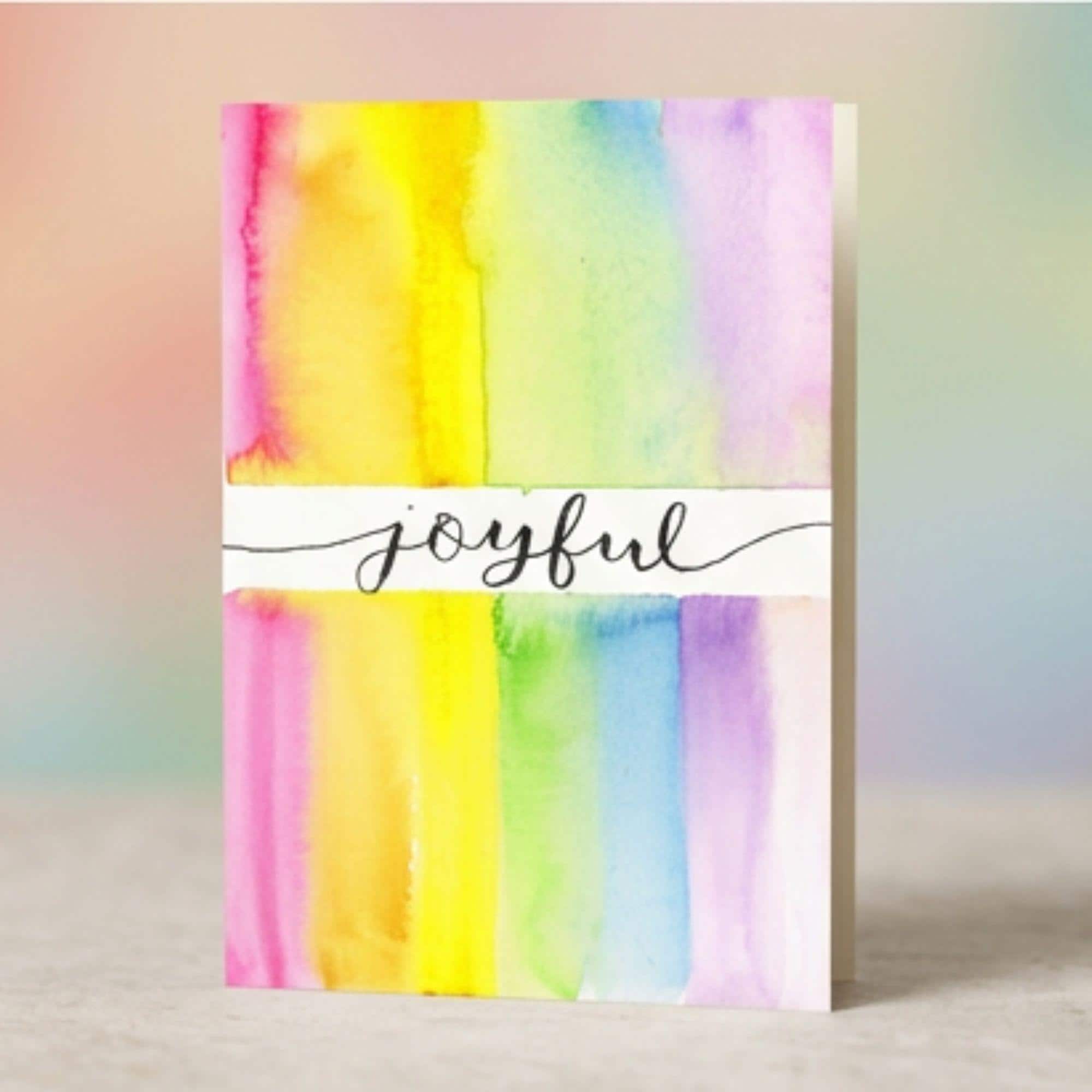 Joyfully Queer Coach x Modern Affection Prints | Joyful | Handpainted Watercolor Design | LGBTQ+ Pride | Celebration | Spread Joy |