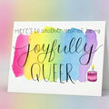 Joyfully Queer Coach x Modern Affection Prints | Joyfully Queer | Handpainted Watercolor Design | LGBTQ+ Pride | Celebration | Spread Joy |