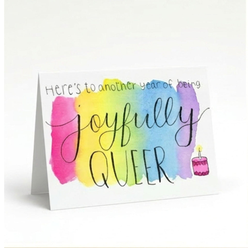 Joyfully Queer Coach x Modern Affection Prints | Joyfully Queer | Handpainted Watercolor Design | LGBTQ+ Pride | Celebration | Spread Joy |