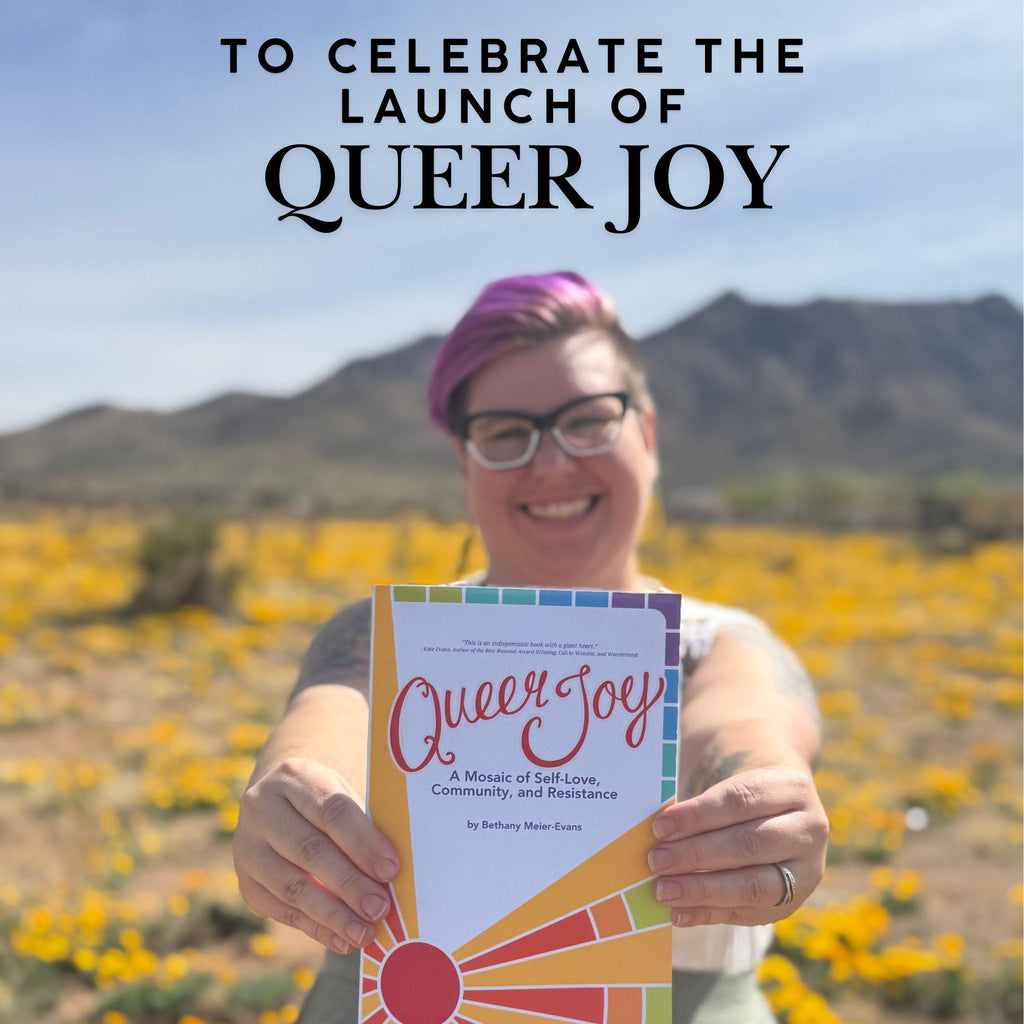 Joyfully Queer Coach x Modern Affection Prints | Joyful | Handpainted Watercolor Design | LGBTQ+ Pride | Celebration | Spread Joy |